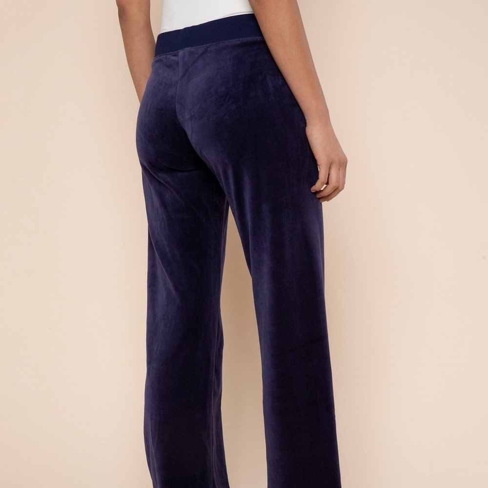 Juicy Couture Original Velour Wide Leg Track Pants - Picture 5 of 7